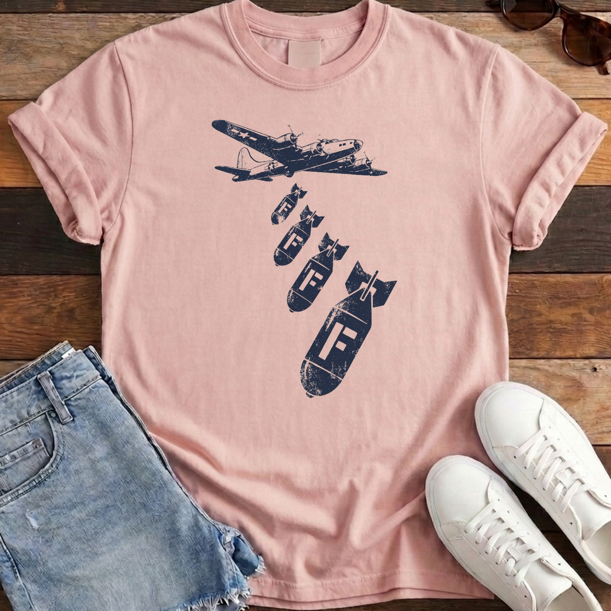 Dropping F Bombs Tee - Blossom