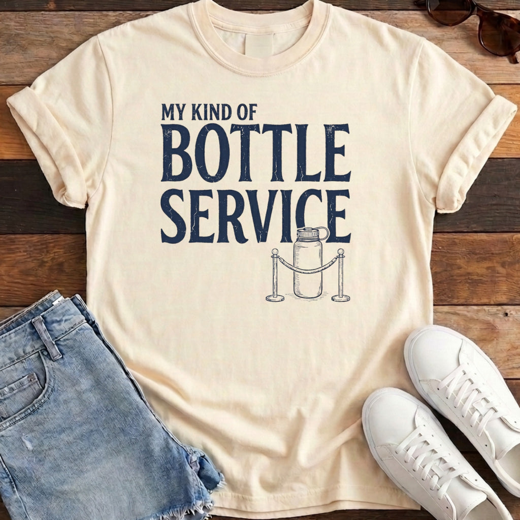 Bottle Service Tee - Ivory