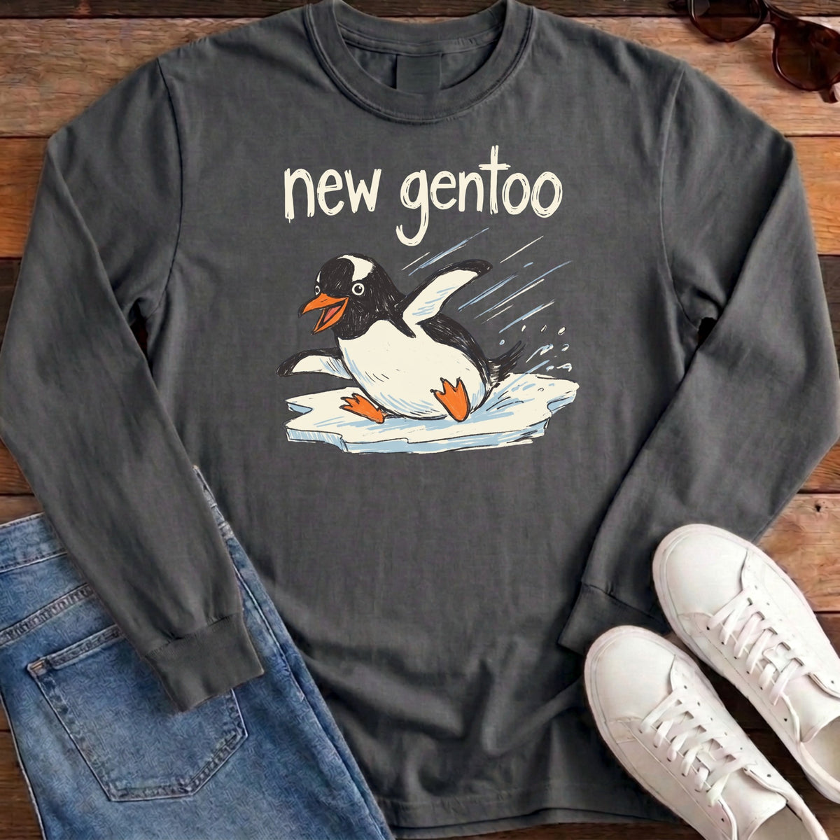 New Gentoo Long Sleeve - Pepper