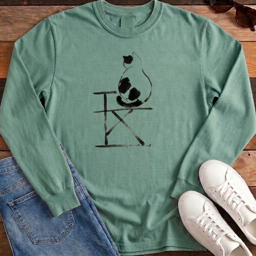 Cat Ponder Long Sleeve - Light Green