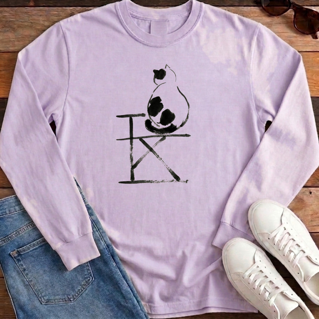 Cat Ponder Long Sleeve - Orchid