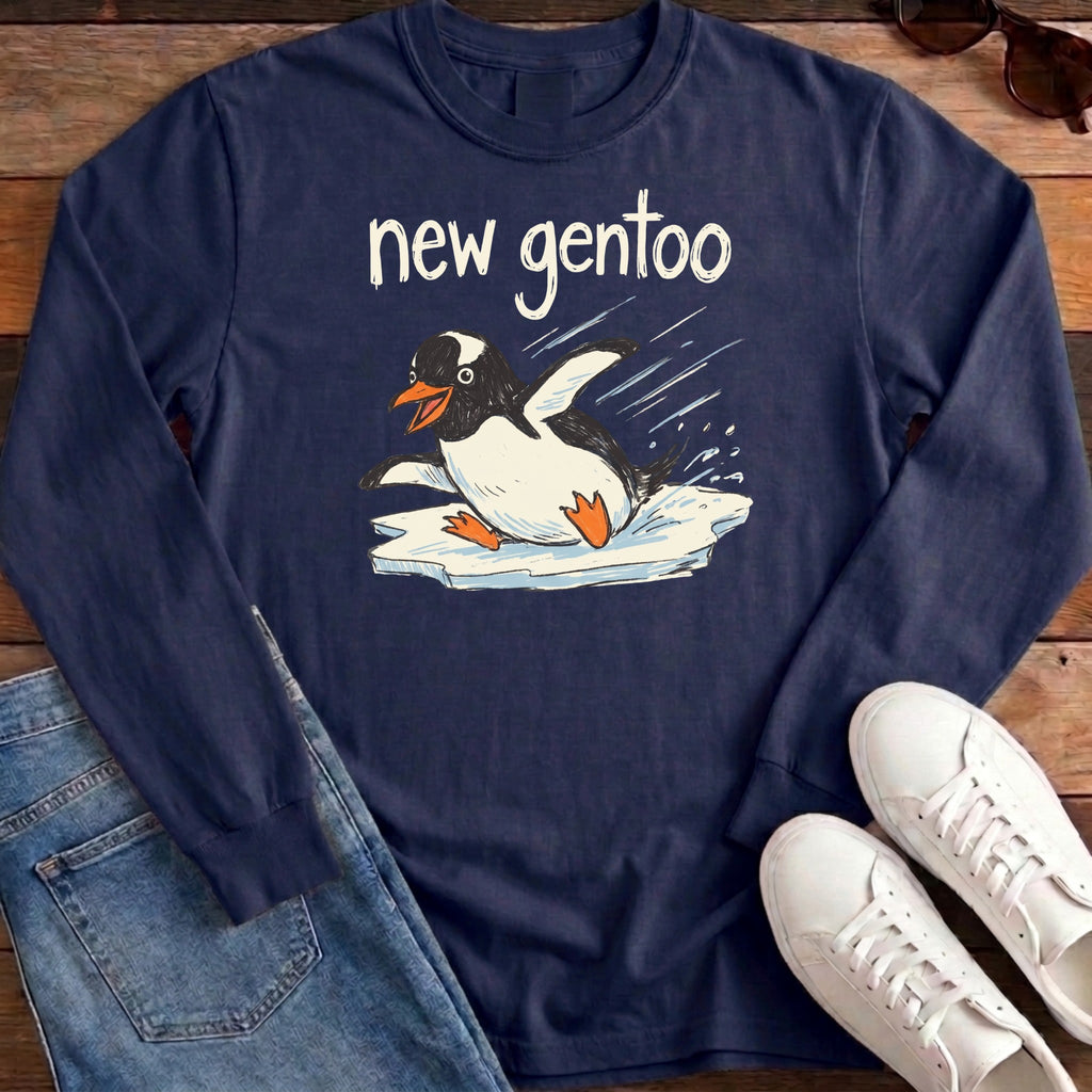 New Gentoo Long Sleeve - True Navy