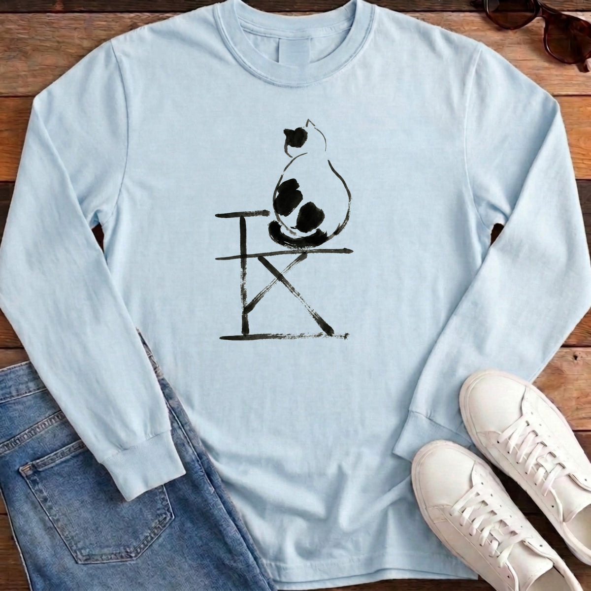 Cat Ponder Long Sleeve - Chambray