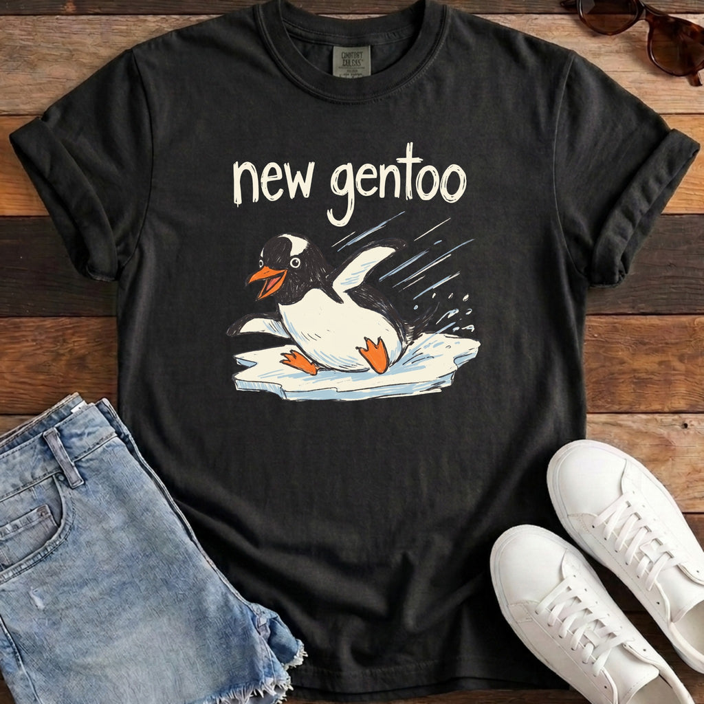 New Gentoo Tee - Black