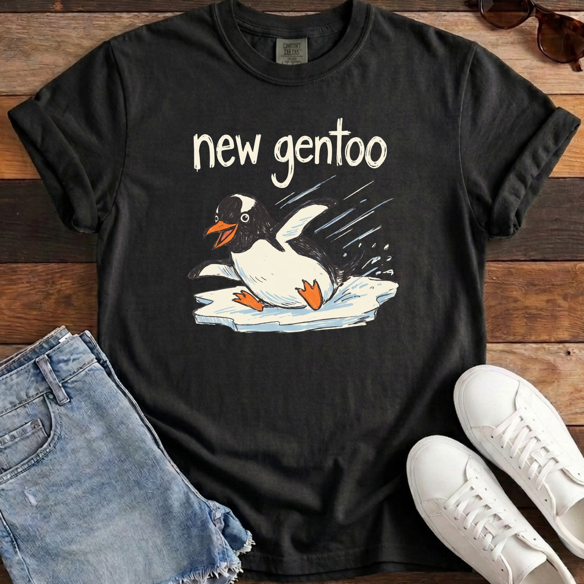 New Gentoo Tee - Black
