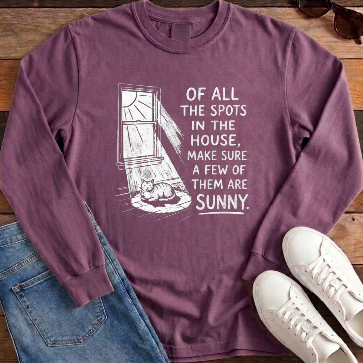 Sunny Spots Long Sleeve - Berry