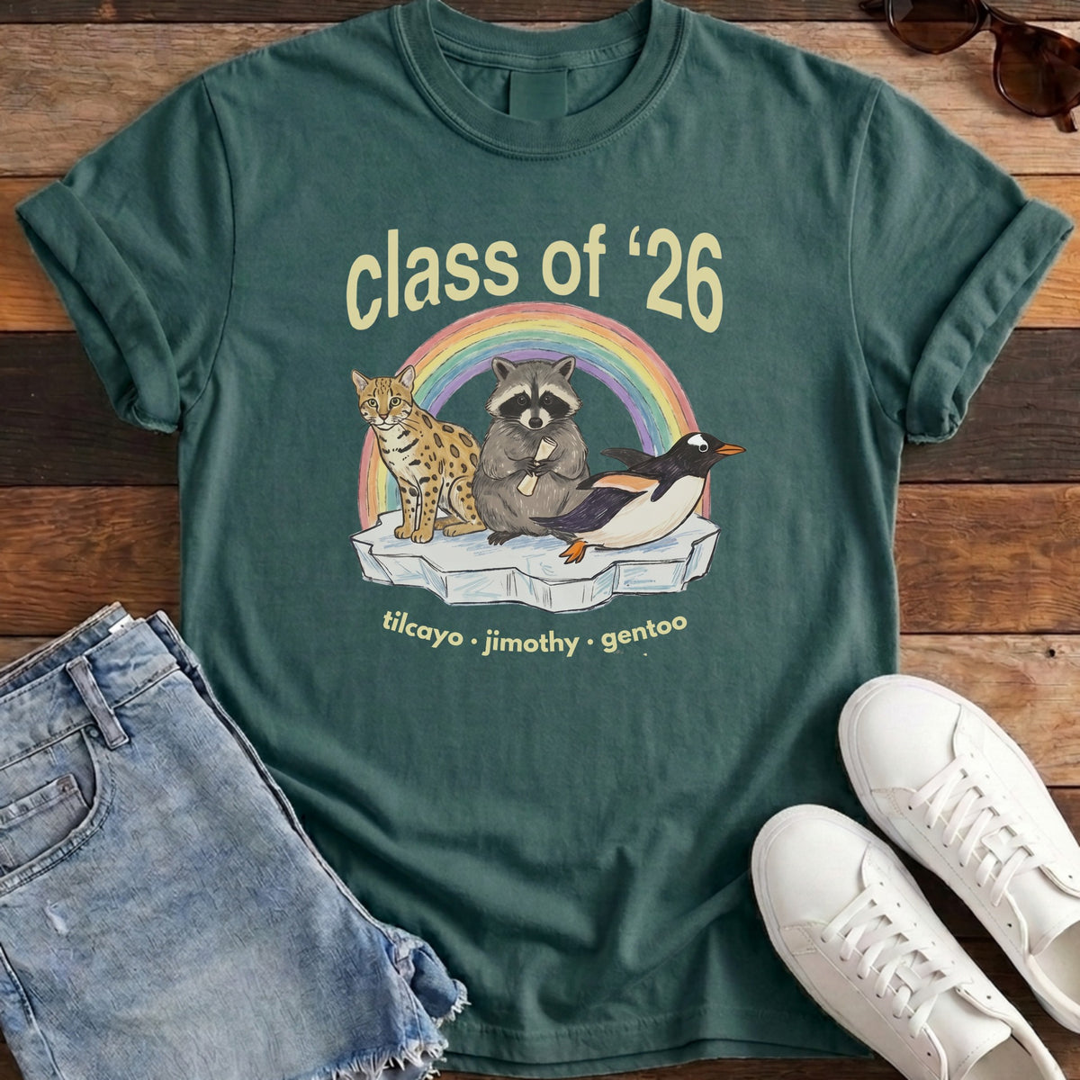 Class of '26 Tee - Blue Spruce