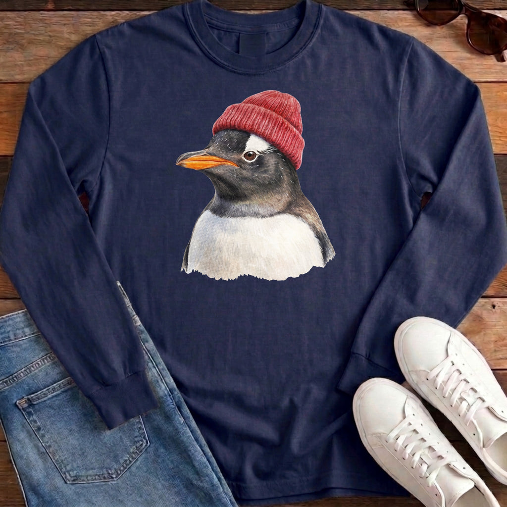 Gentoo Beanie Long Sleeve - True Navy