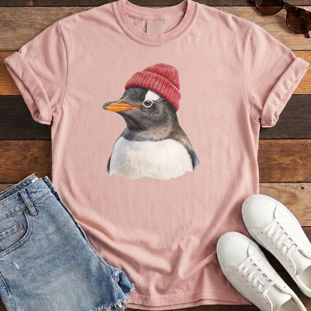 Gentoo Beanie Tee - Blossom