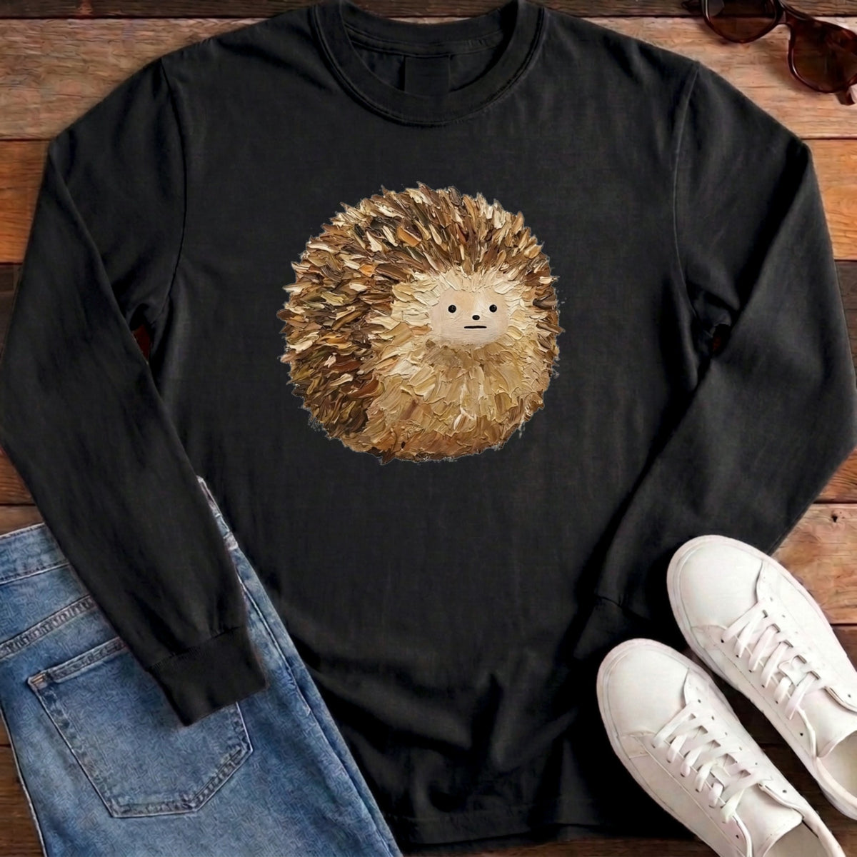 Hedgehog Ball Long Sleeve - Black