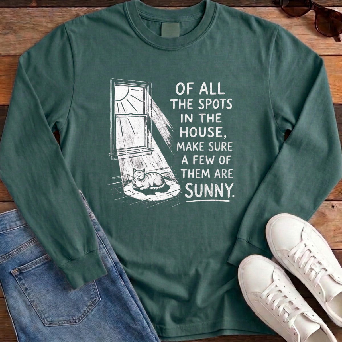 Sunny Spots Long Sleeve - Blue Spruce