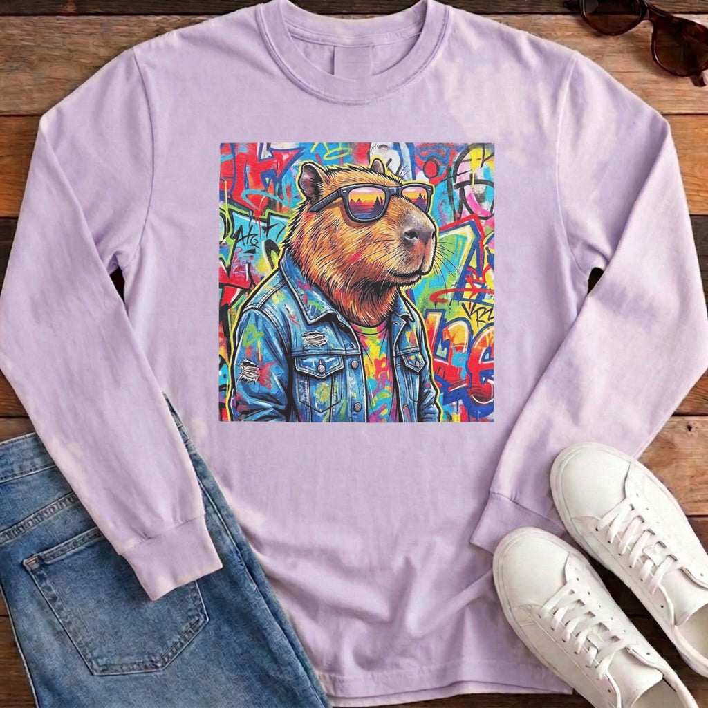 Cappy Graffiti Long Sleeve - Orchid