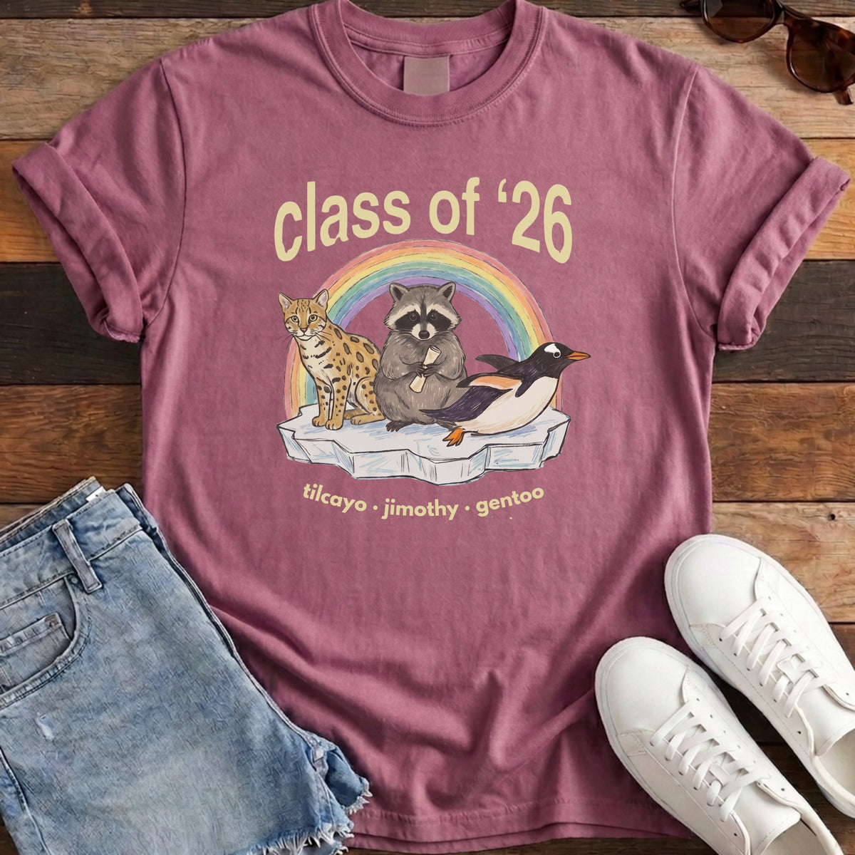 Class of '26 Tee - Berry