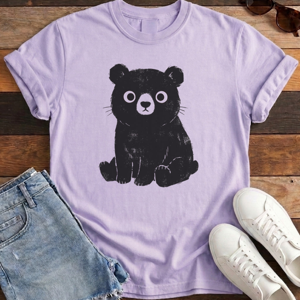 Cute Bear Tee - Orchid