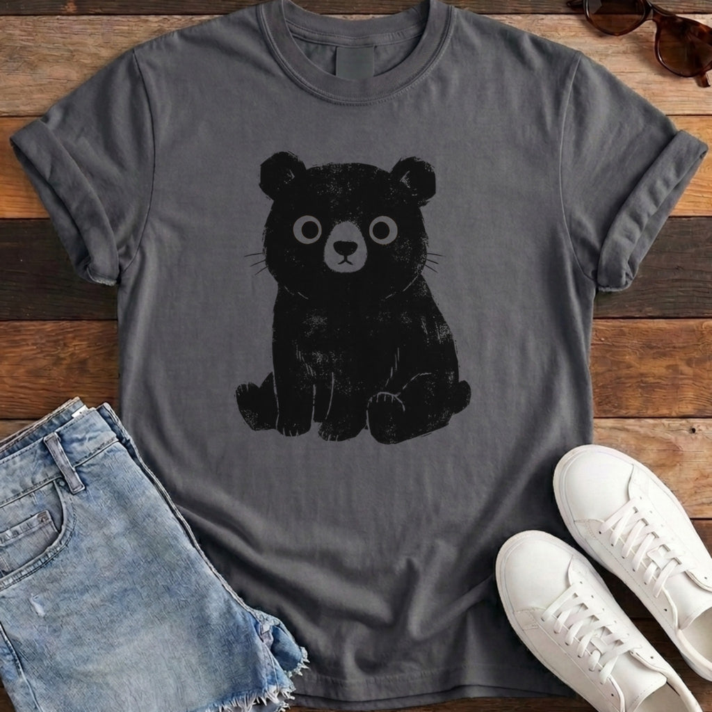 Cute Bear Tee - Pepper