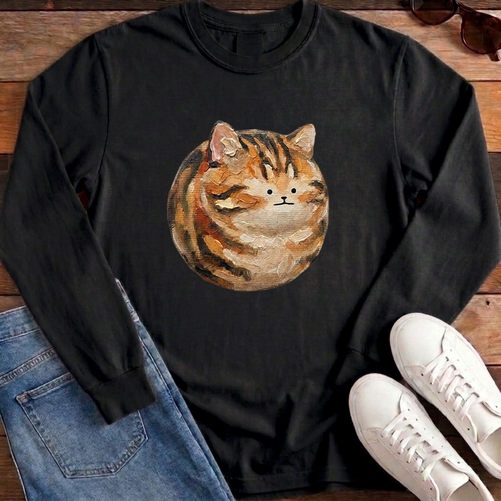 Cat Ball Long Sleeve - Black