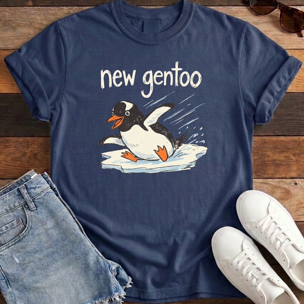 New Gentoo Tee - Navy