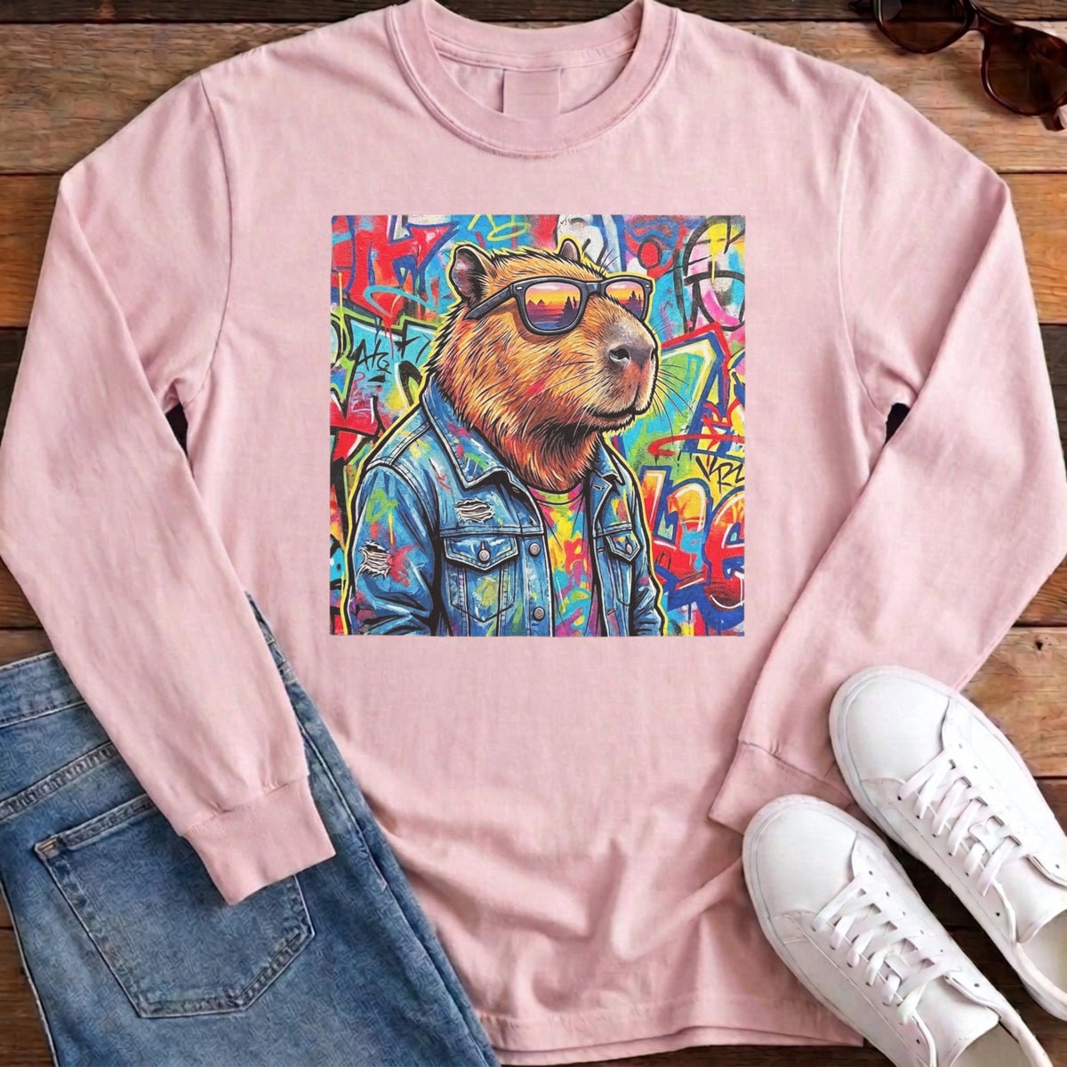 Cappy Graffiti Long Sleeve - Blossom