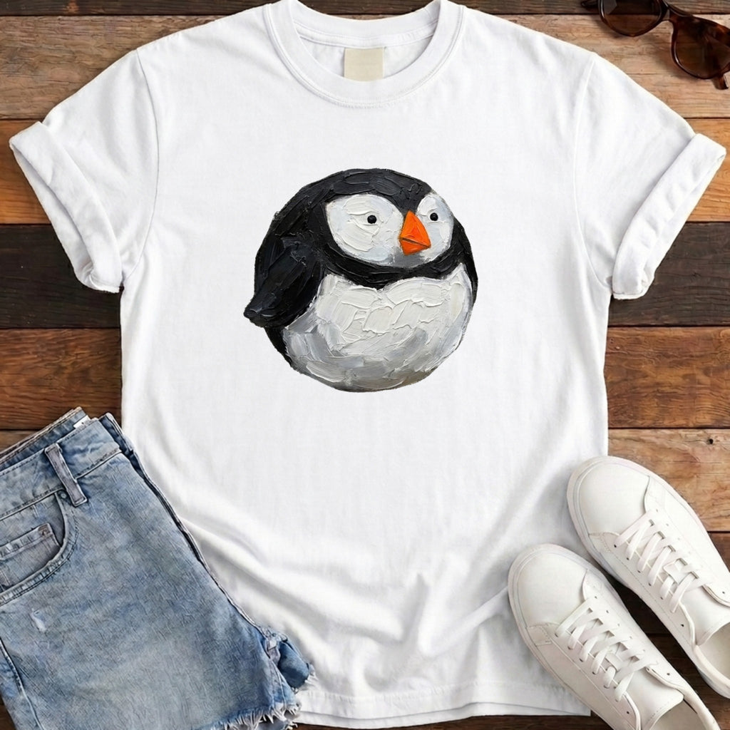 Puffin Ball Tee - White