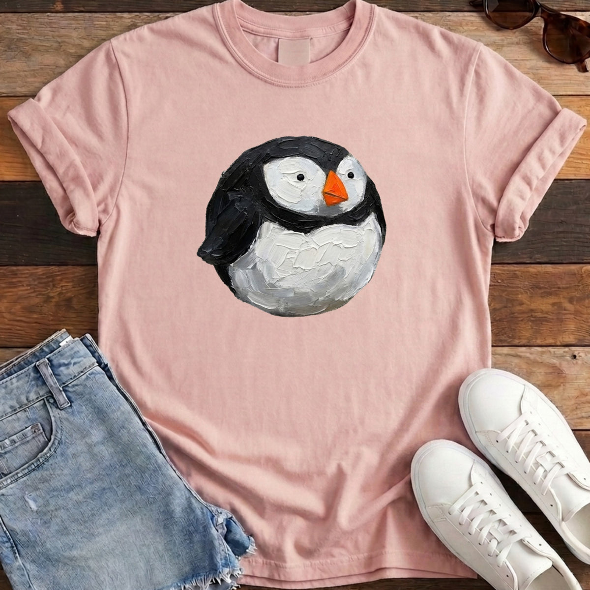 Puffin Ball Tee - Blossom