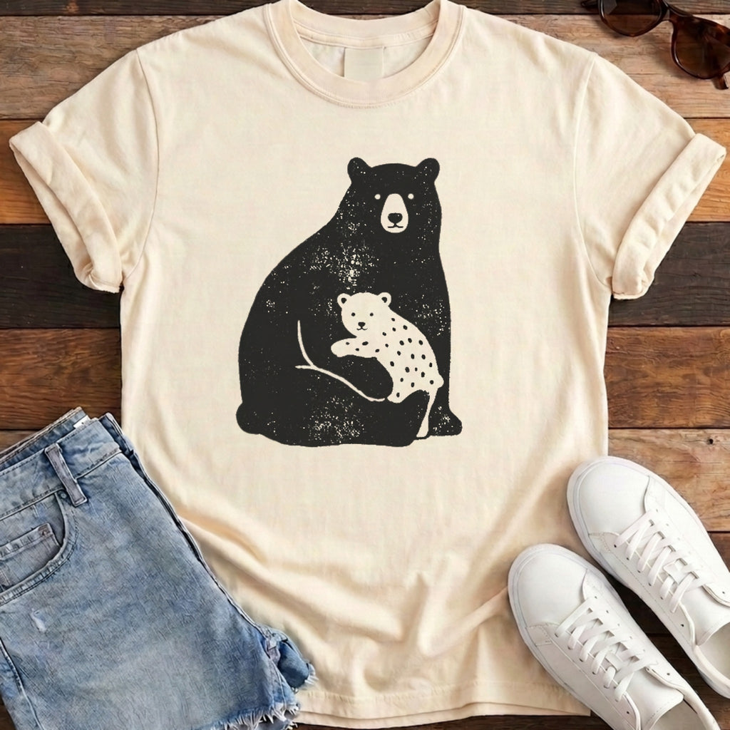 Bear Family Tee - Ivory