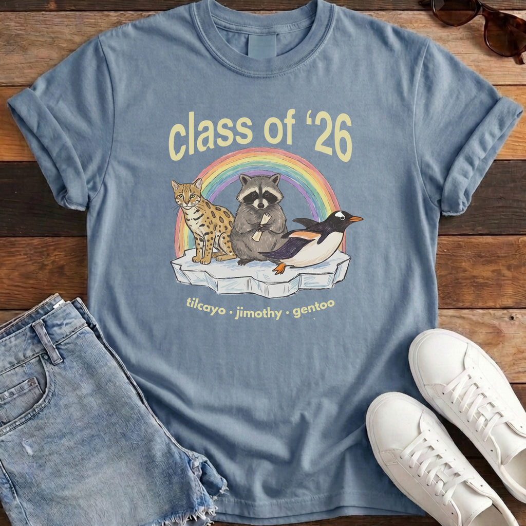 Class of '26 Tee - Blue Jean