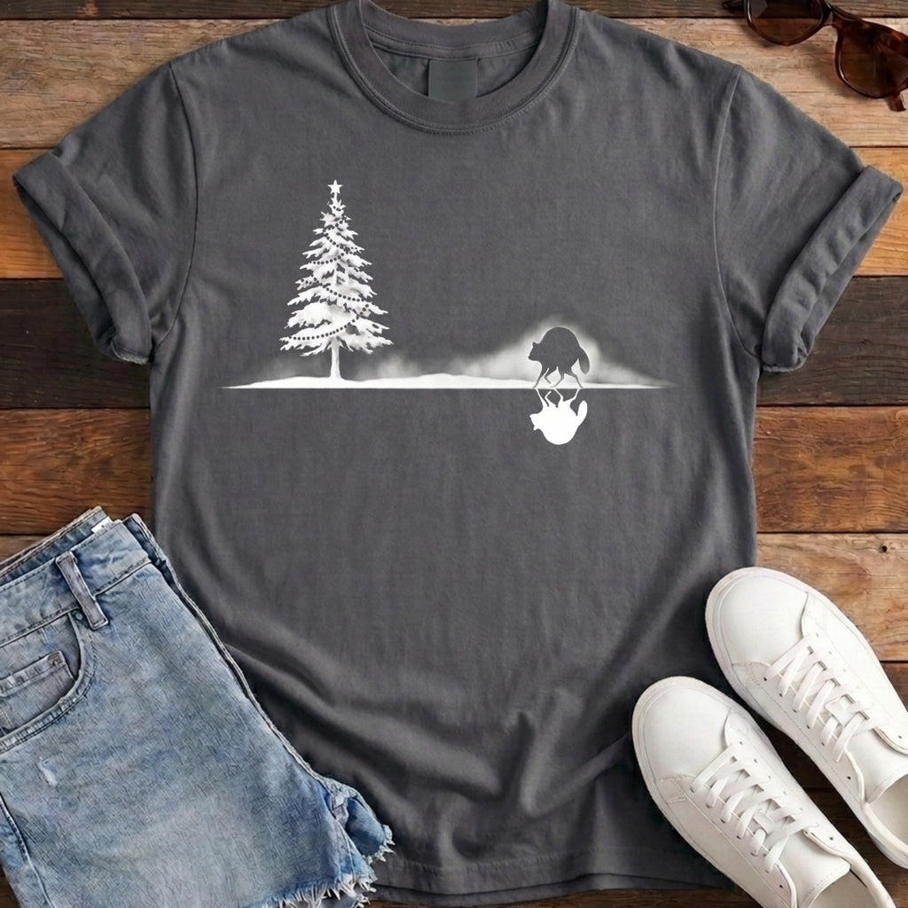 Jimothy Mirrored Christmas Tee - Pepper