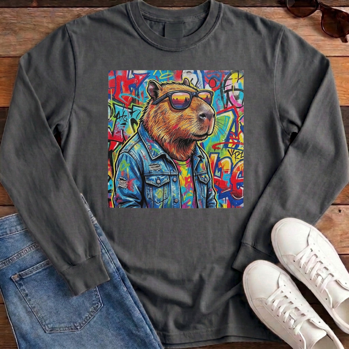 Cappy Graffiti Long Sleeve - Pepper