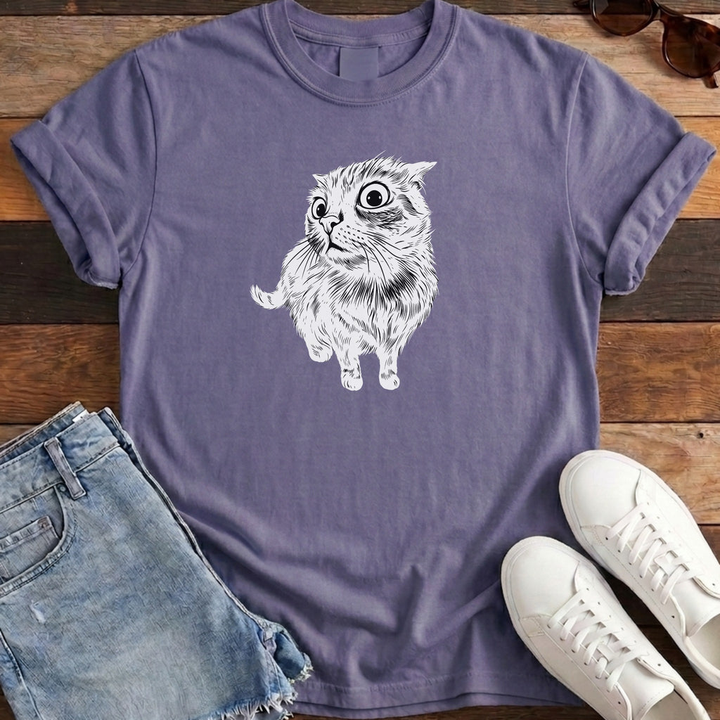 I Know Things Cat Tee - Grape