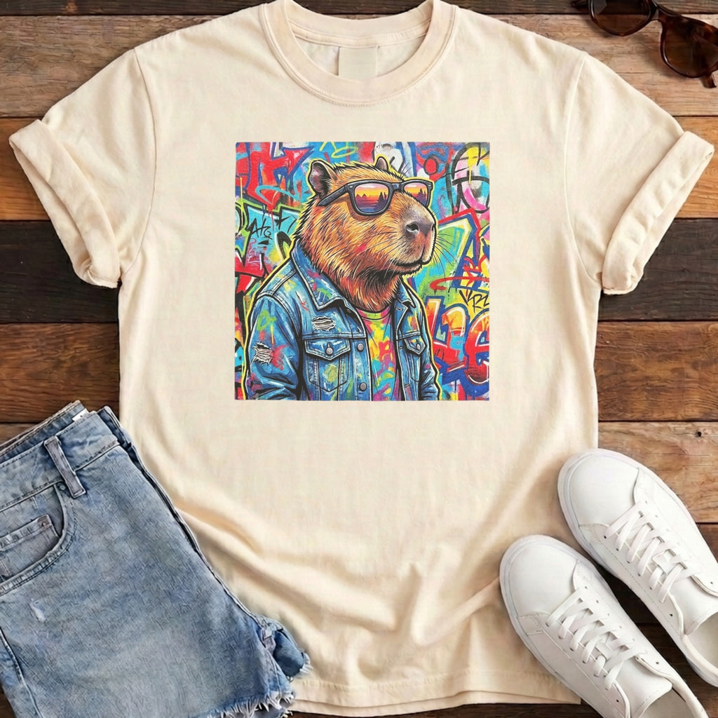 Cappy Graffiti Tee - Ivory