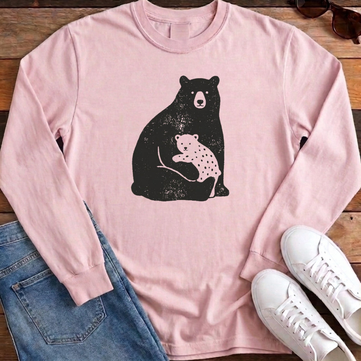 Bear Family Long Sleeve - Blossom