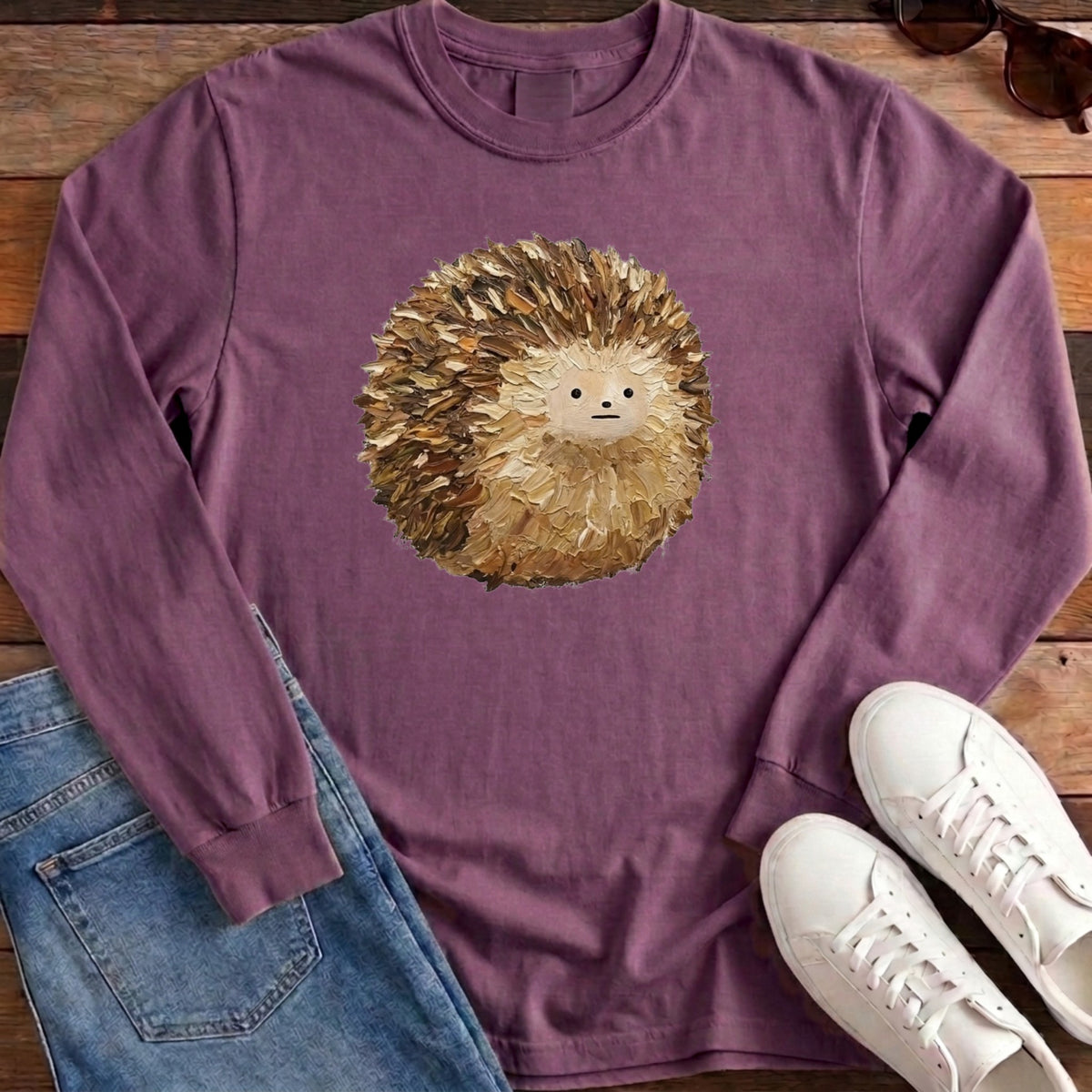 Hedgehog Ball Long Sleeve - Berry
