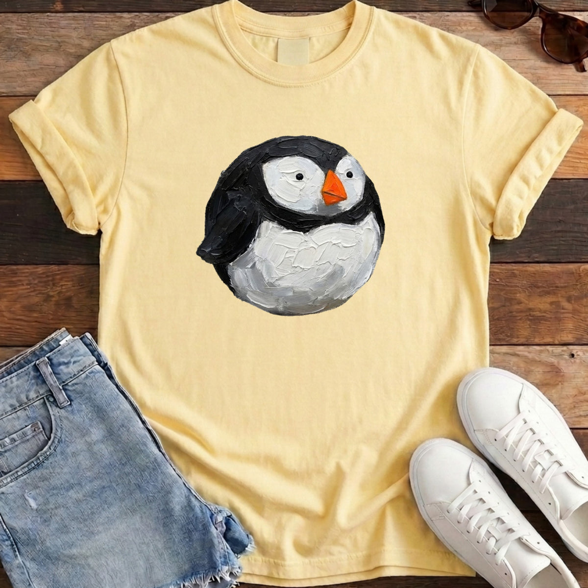 Puffin Ball Tee - Banana