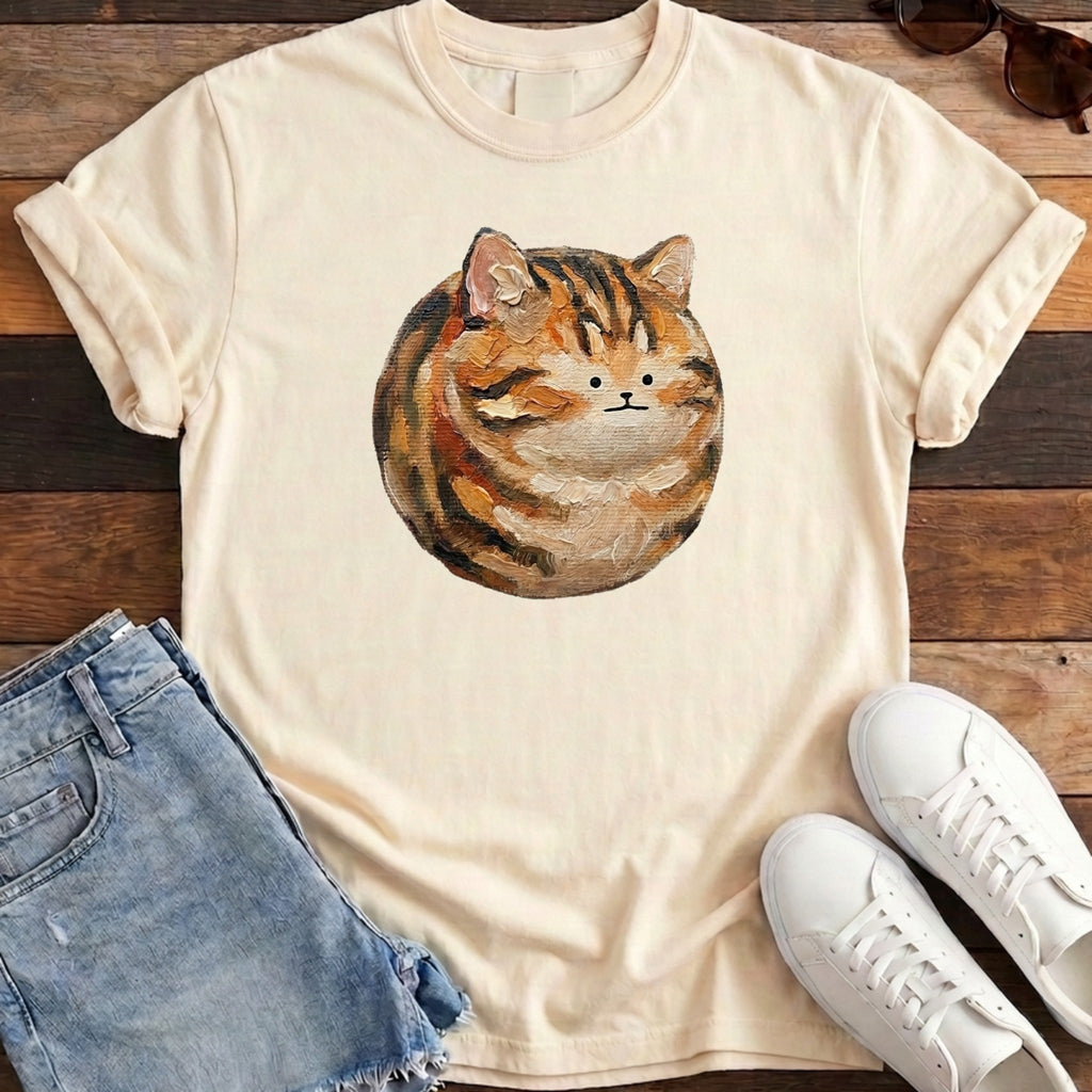 Cat Ball Tee - Ivory