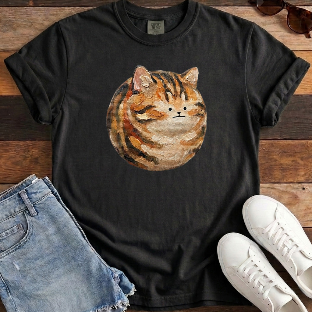 Cat Ball Tee - Black