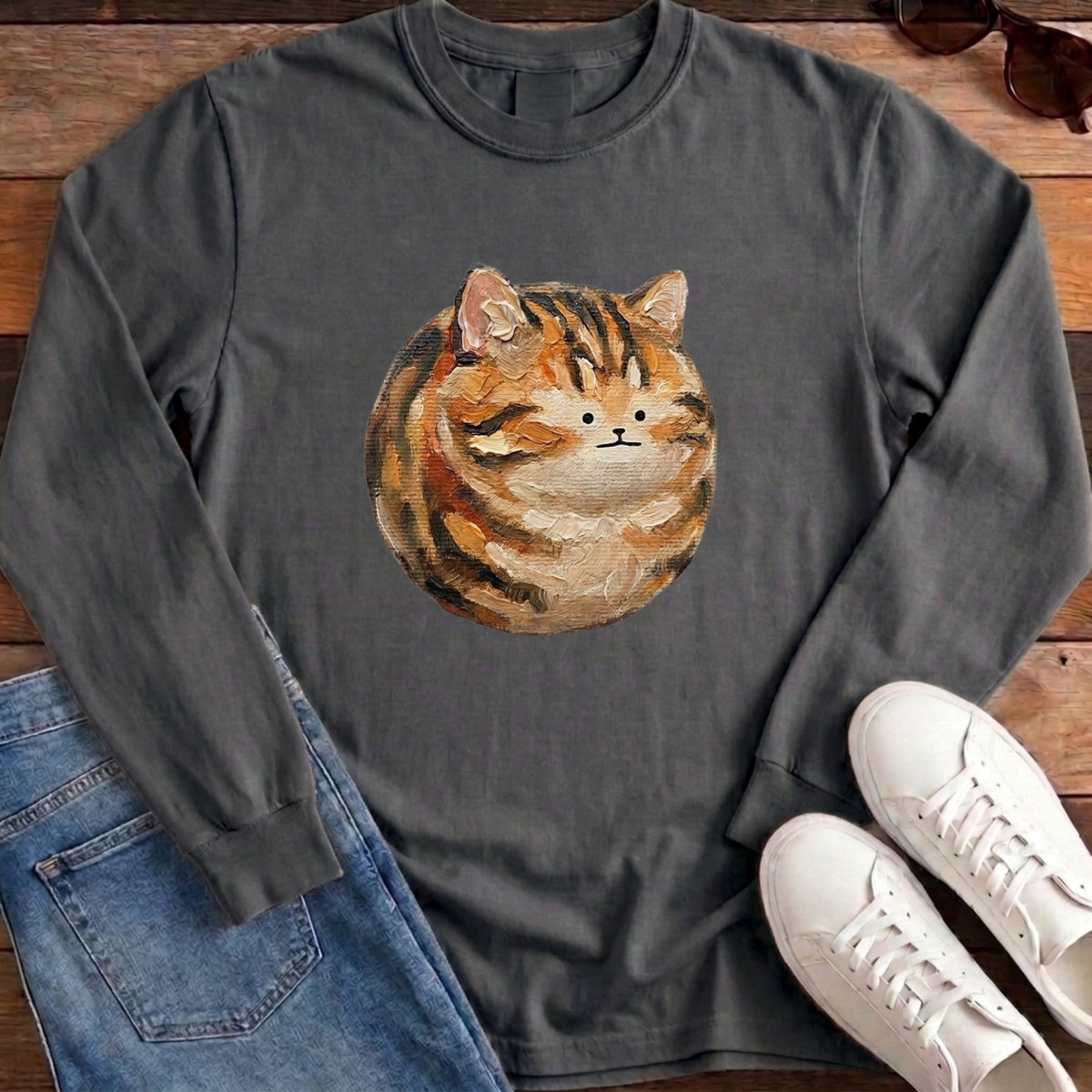 Cat Ball Long Sleeve - Pepper