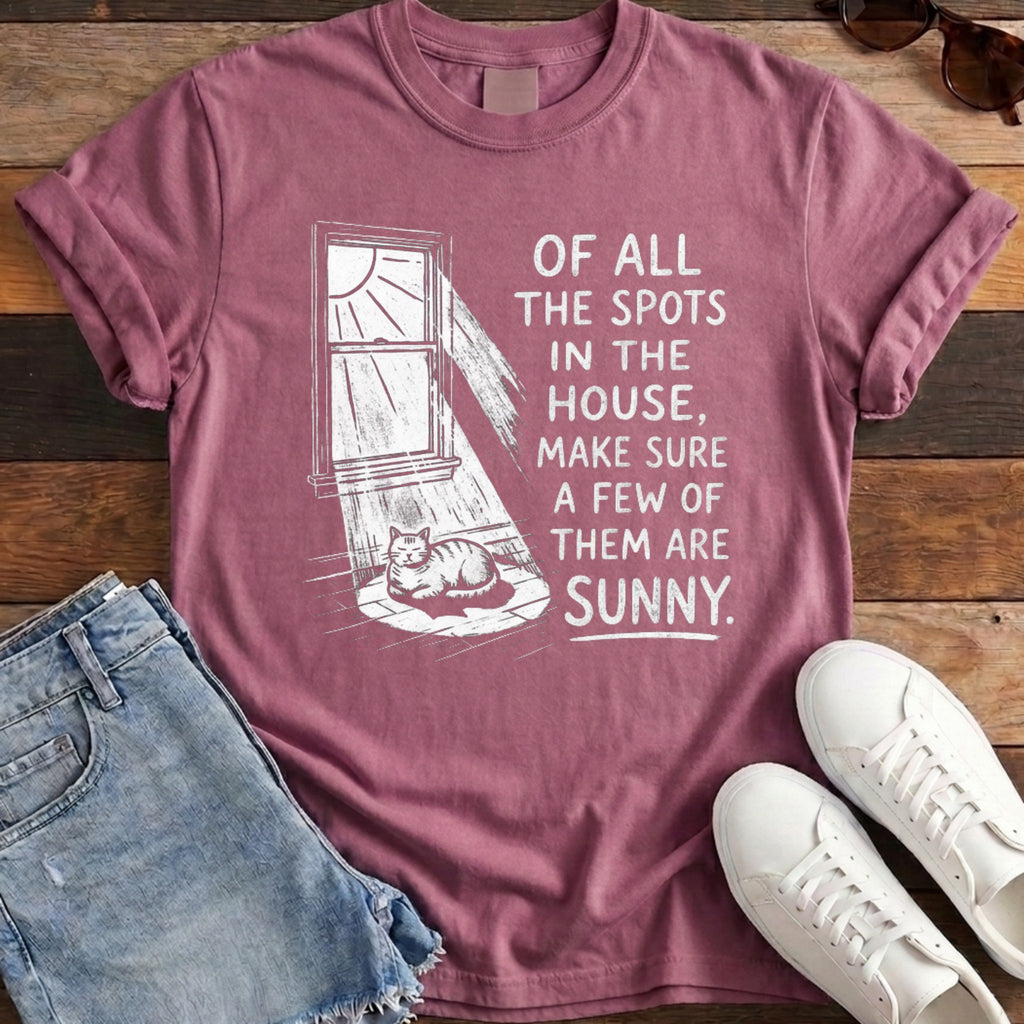 Sunny Spots Tee - Berry