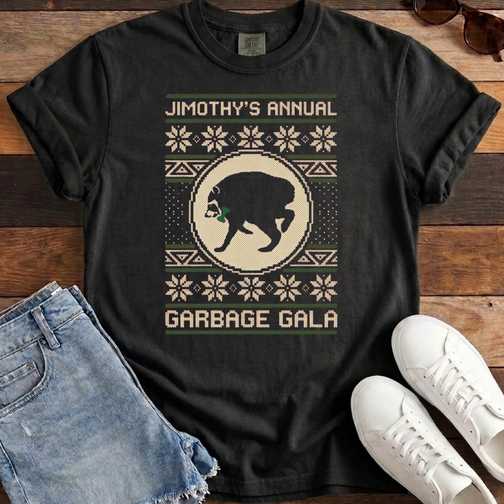 Jimothy's Garbage Gala Tee - Black