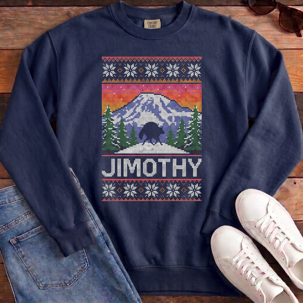 Jimothy Rainier Ugly Sweater Sweatshirt - True Navy