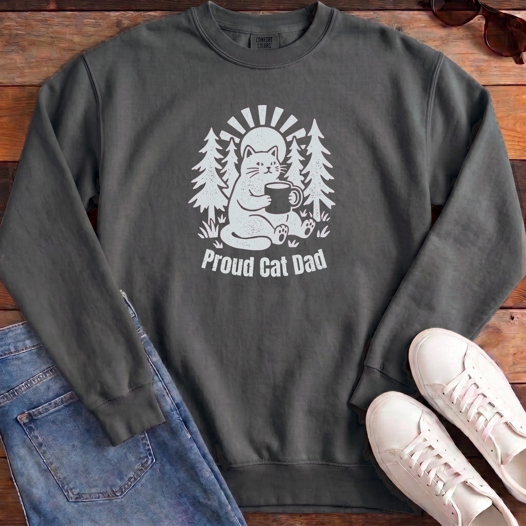 Proud Cat Dad Sweatshirt - Pepper