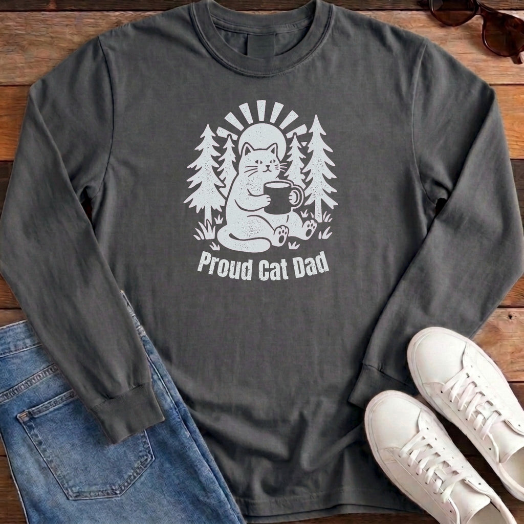 Proud Cat Dad Long Sleeve - Pepper