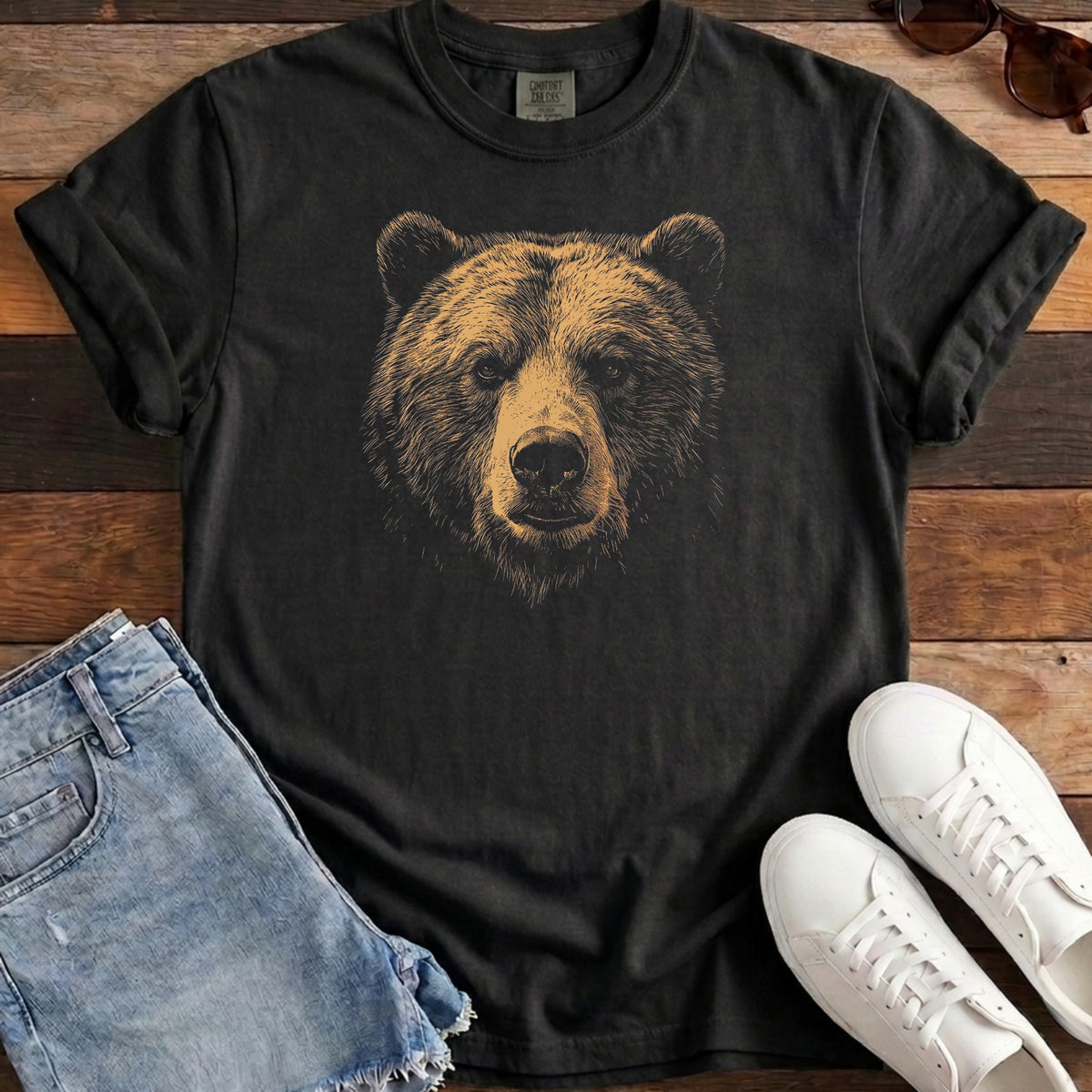 Bear Solo Tee - Black