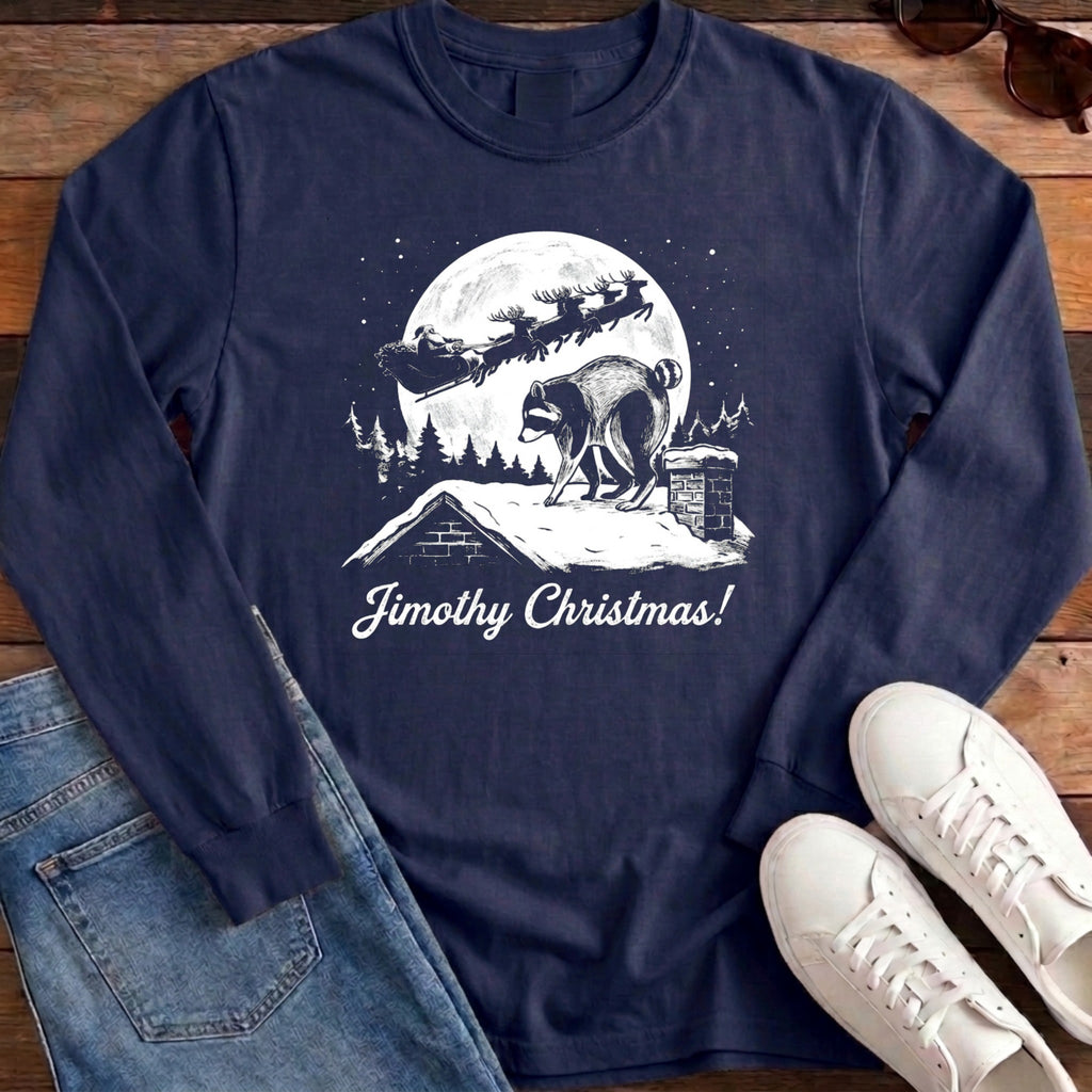 Jimothy Christmas Long Sleeve - True Navy