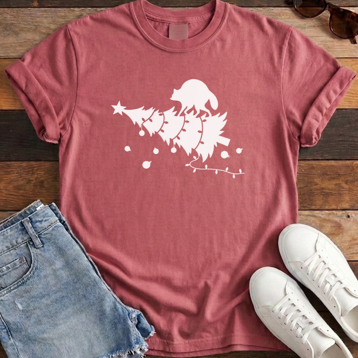 Jimothy Tree Topper Tee - Brick