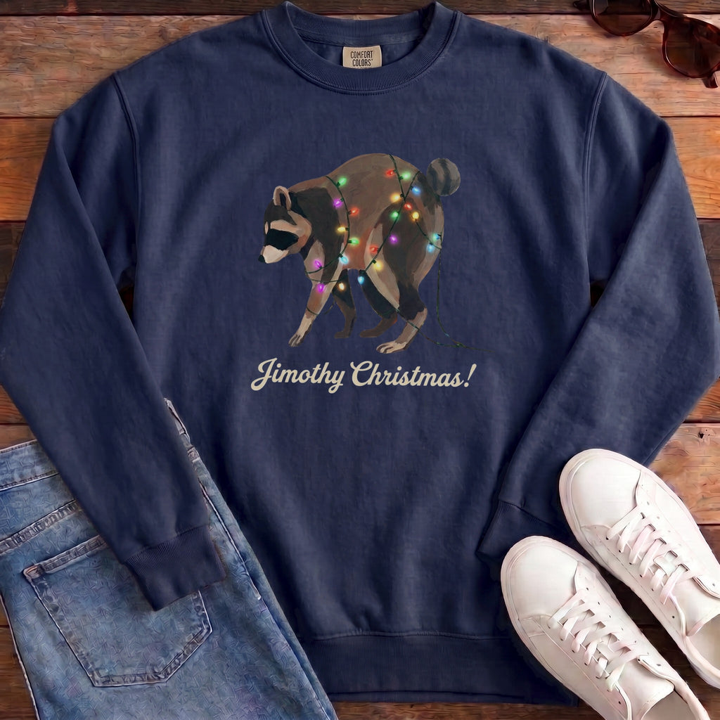 Jimothy Christmas Lights Sweatshirt - True Navy