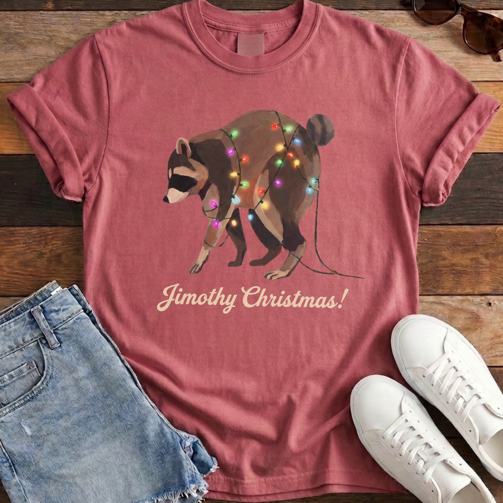 Jimothy Christmas Lights Tee - Brick