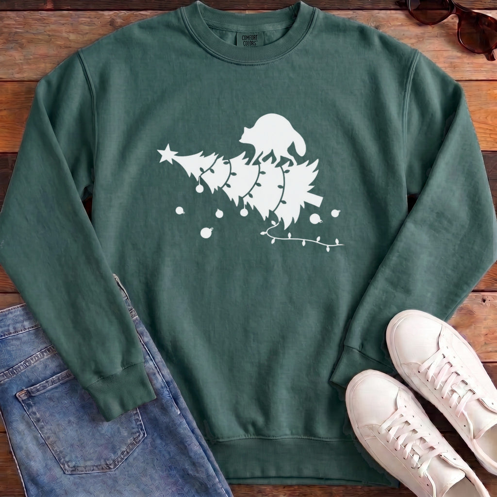 Jimothy Tree Topper Sweatshirt - Blue Spruce