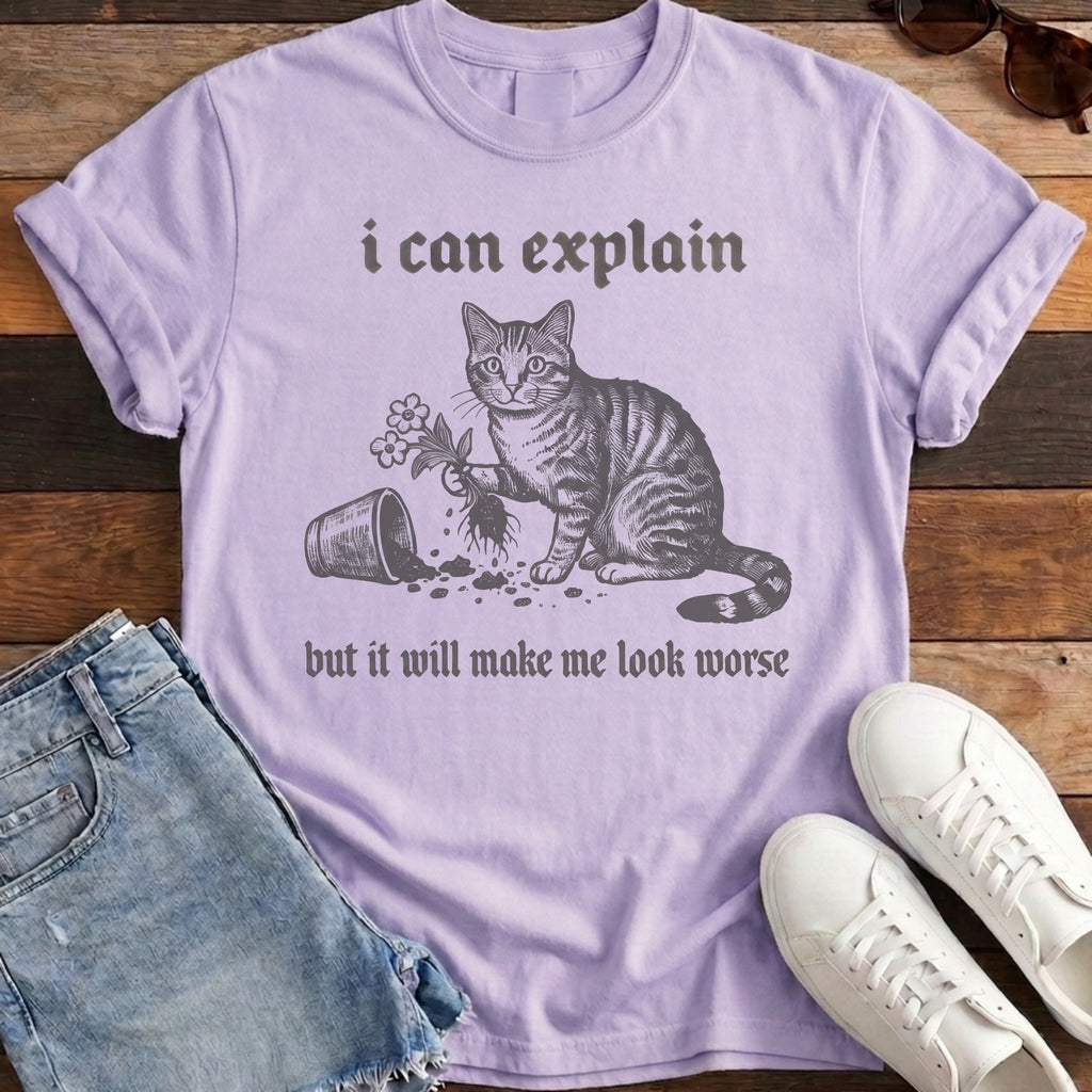 I Can Explain Tee - Orchid