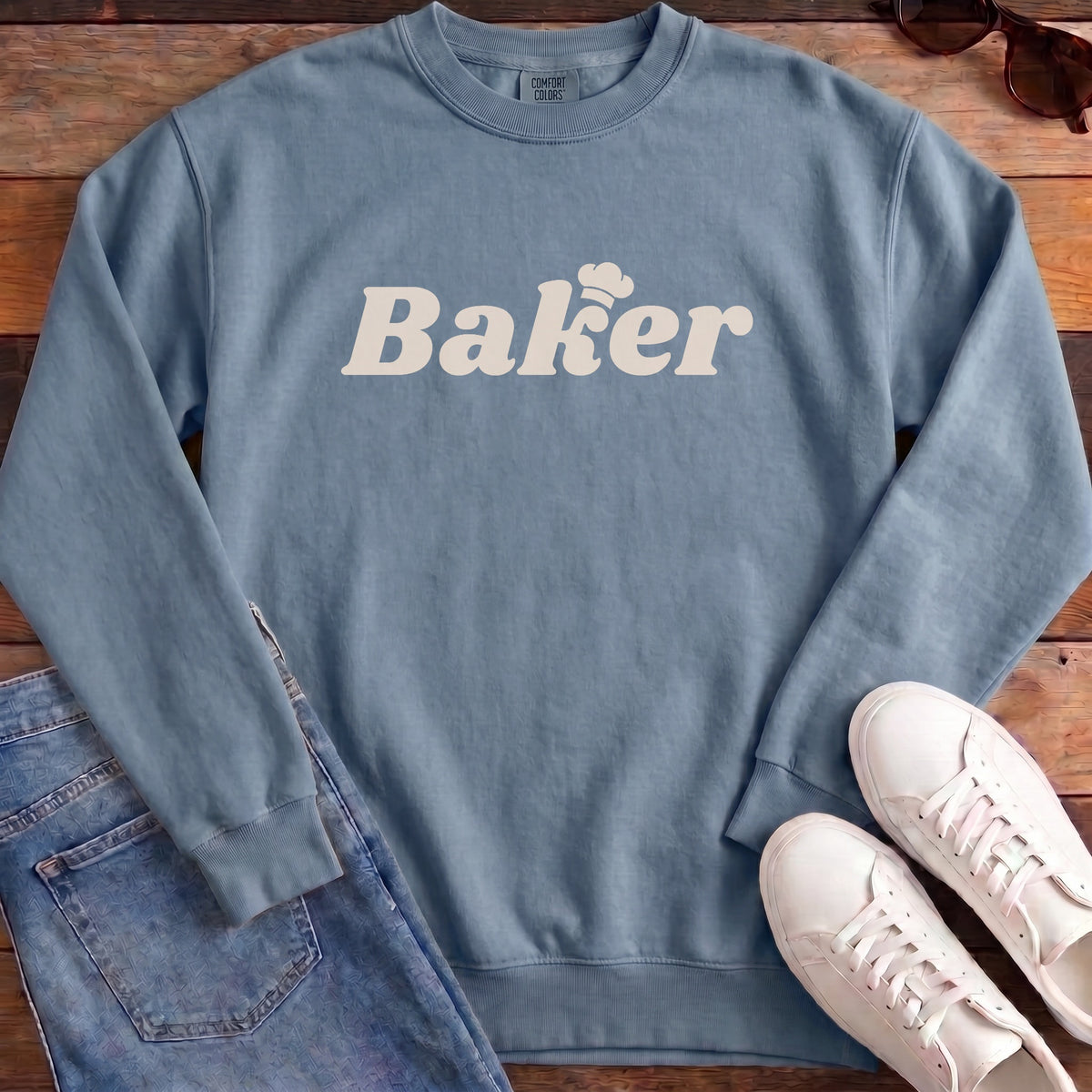 Baker Sweatshirt - Blue Jean