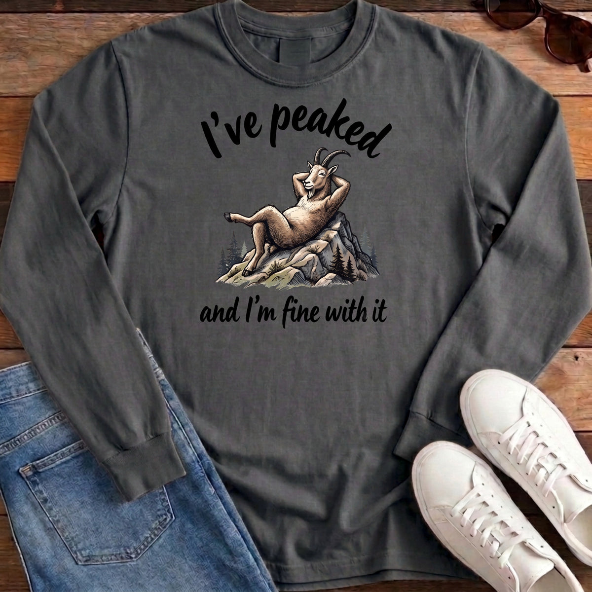 I've Peaked Long Sleeve - Pepper